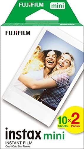 Pellicola Fujifilm Instax Mini – Formato Carta Di Credito, 10 Foto, ISO 800, Bordi Colorati, Compatibile Con Tutte Le Macchine Mini