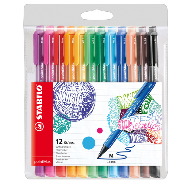 Pennarelli Stabilo Pen 68 Iin Scatoletta di cartone - nero - 1 mm - da