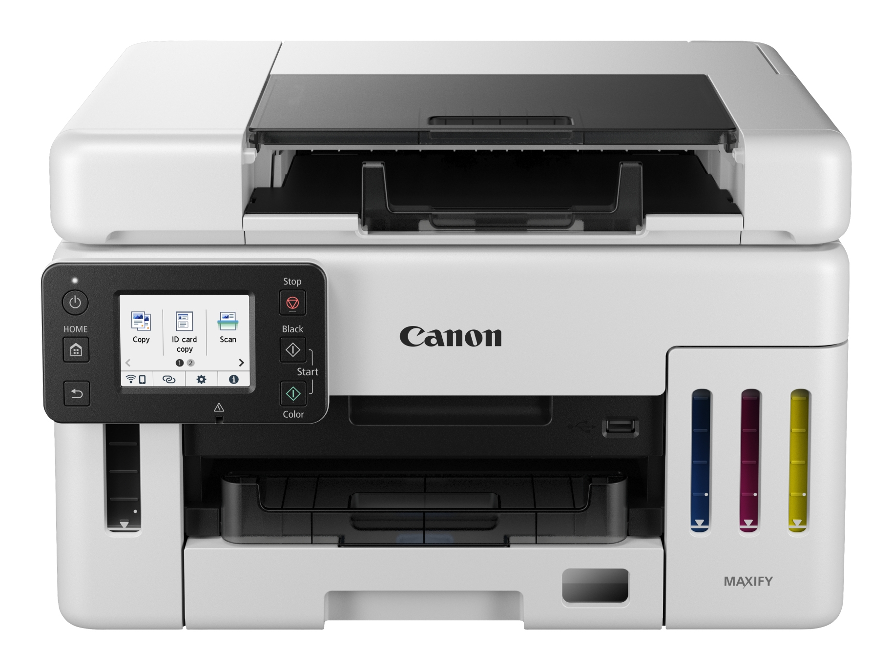 Canon MAXIFY GX6550, Ad inchiostro, Stampa a colori, 600 x 1200 DPI, Copia a colori, A4, Nero, Bianco