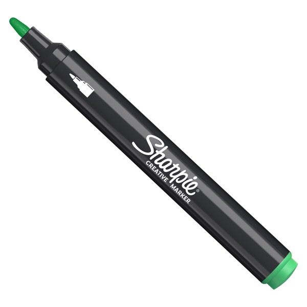 Marcatore acrilico – punta tonda – verde – Sharpie